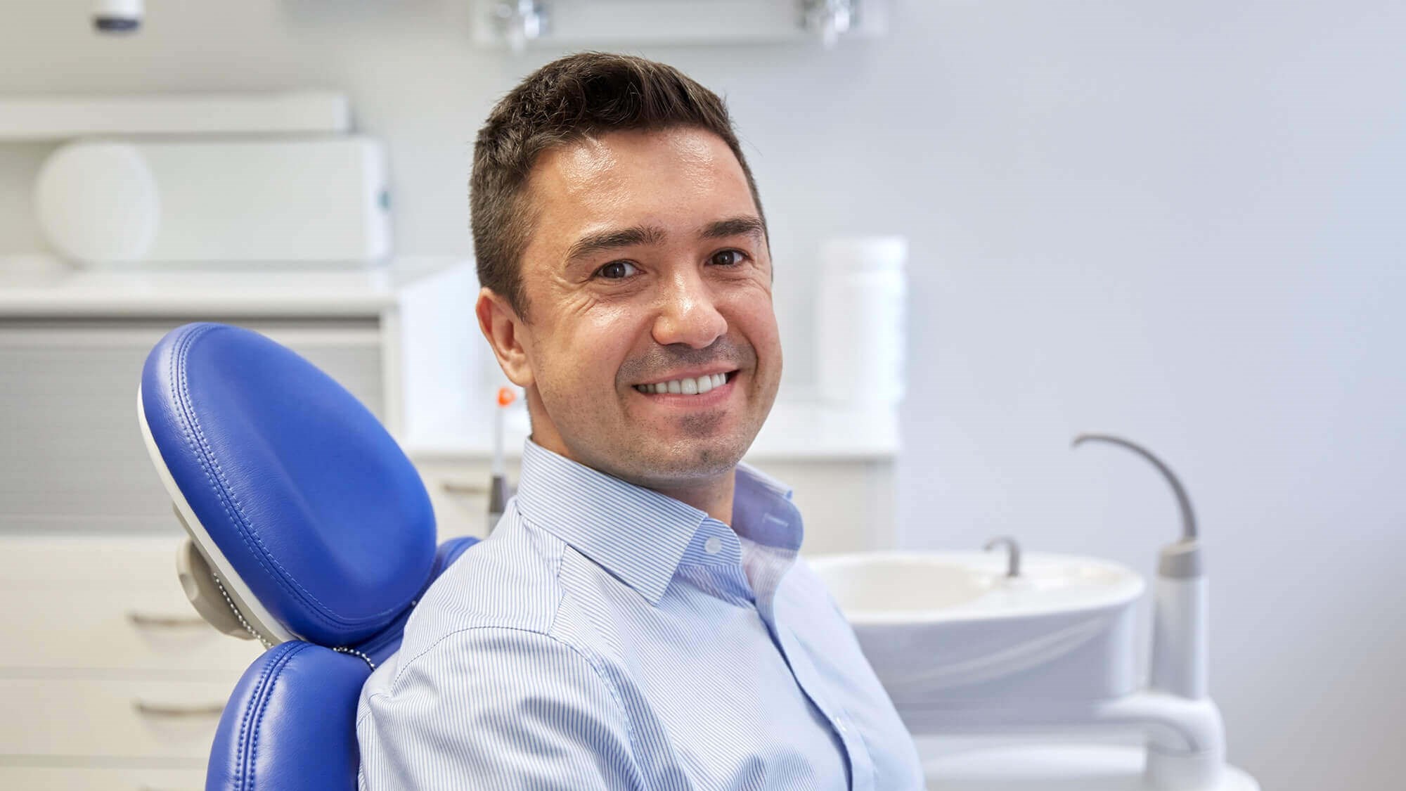 Man with bright smile